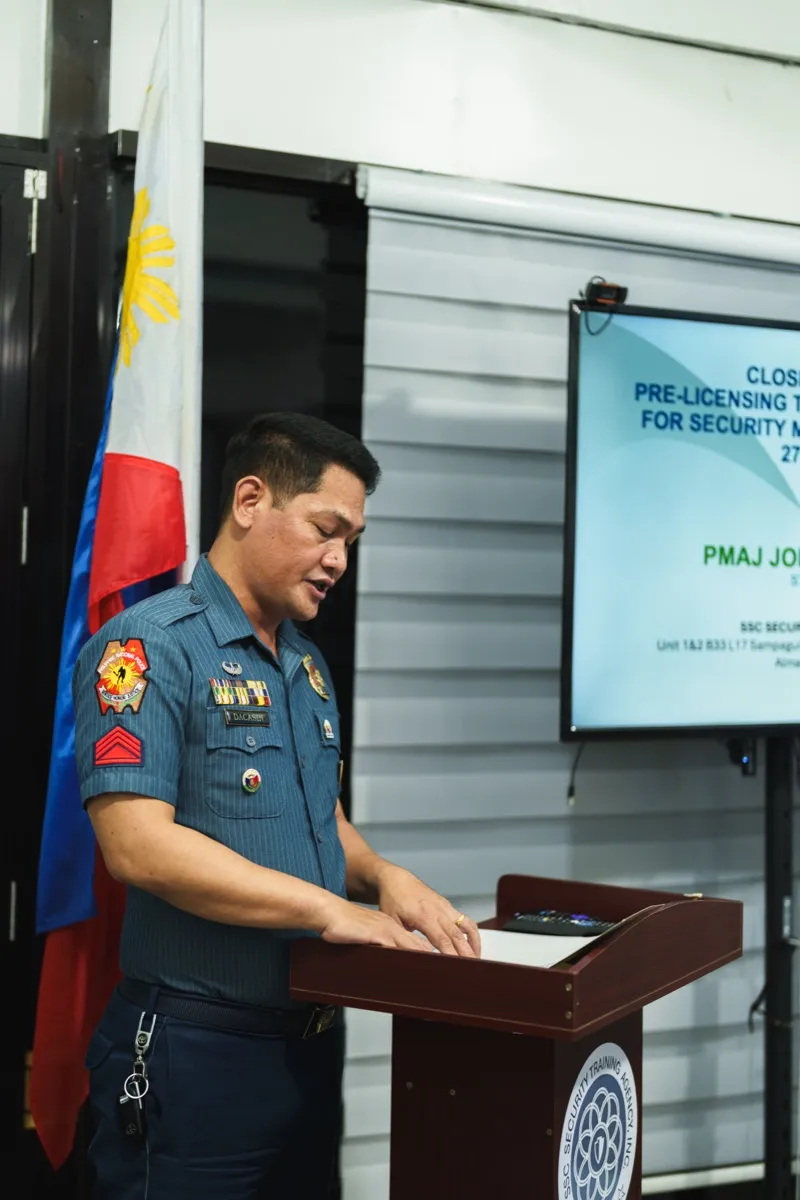 Security Manager Pre-Licensing Training Program — photo 63
